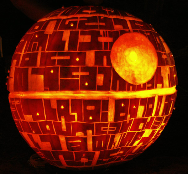 deathstar pumpkin