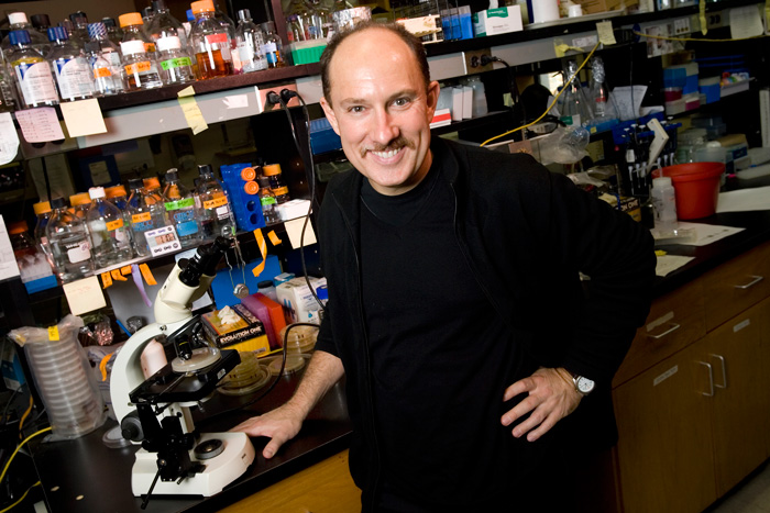 Photo of Joseph Heitman in a lab