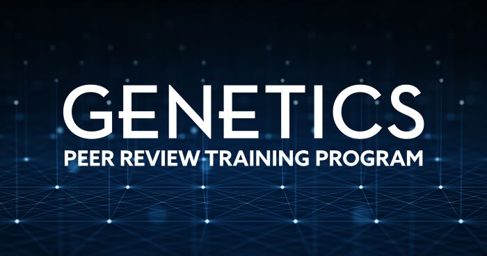 the GENETICS peer review training program